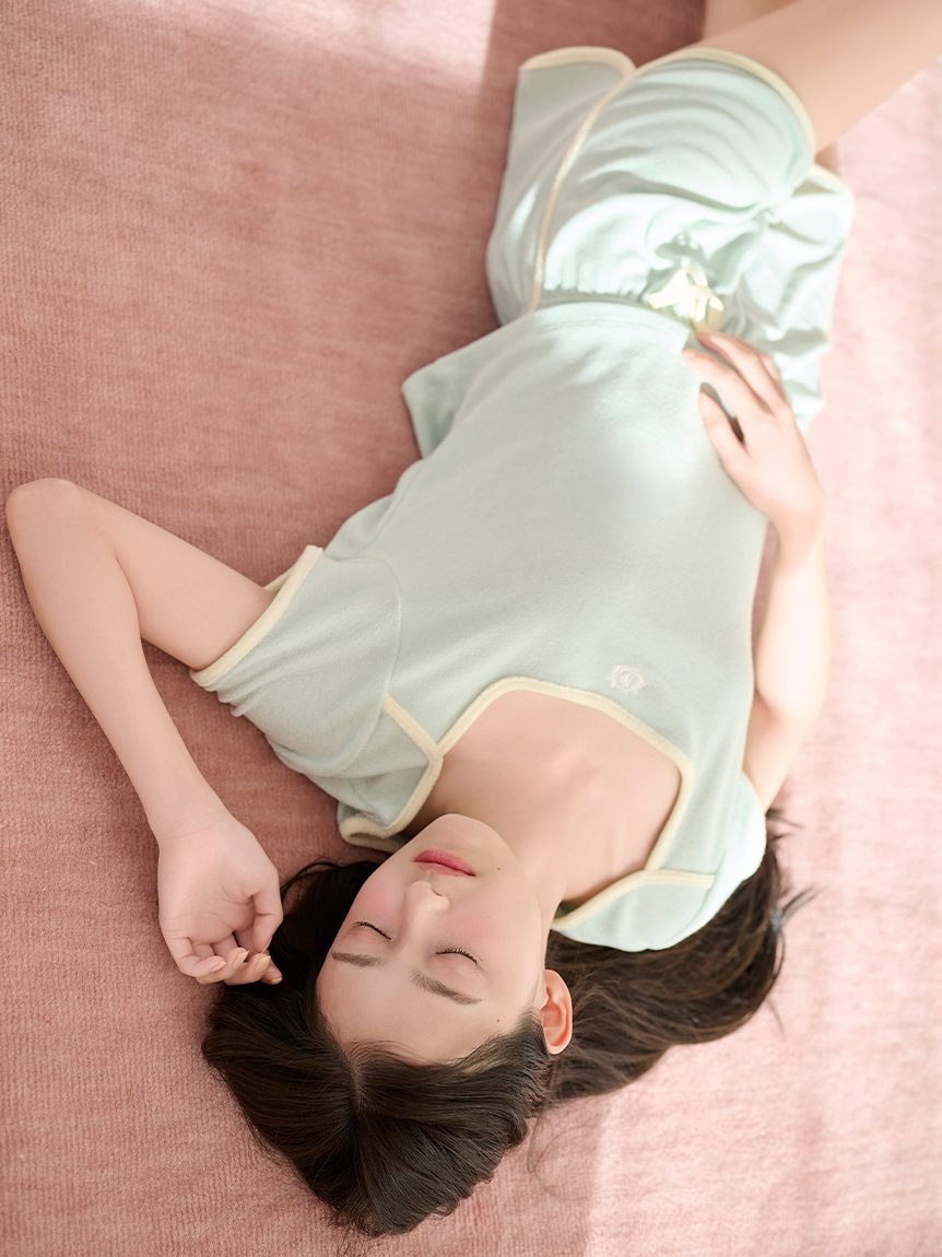 sorbet light】【接触冷感】パイルセットアップ(ワンピース