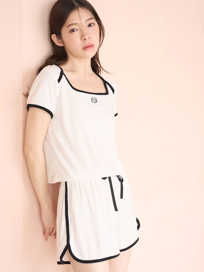 SNIDEL  sorbet light パイルセットアップ sorbet light】【接触冷感】パイルセットアップ(セットアップ)｜SNIDEL