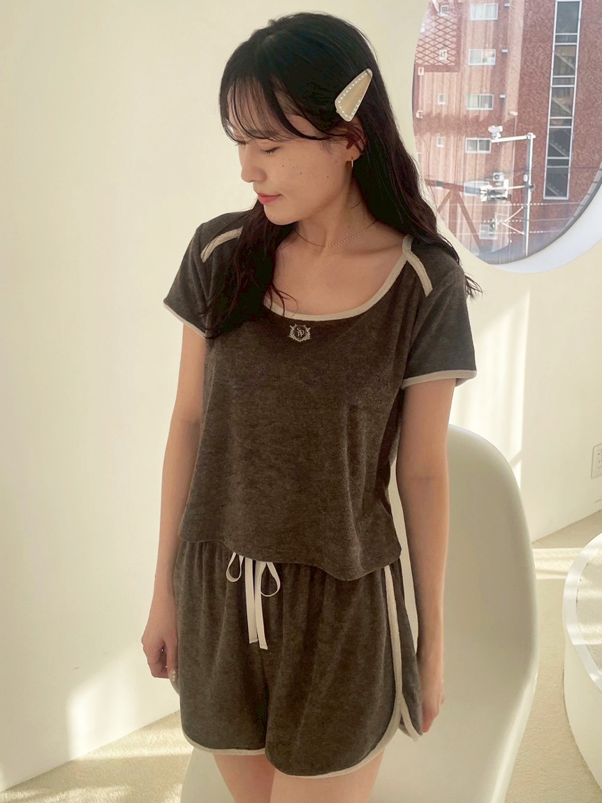 SNIDEL  パイル セット SETUP SorbetLight sorbet light】【接触冷感】パイルセットアップ(すべてのワンピース