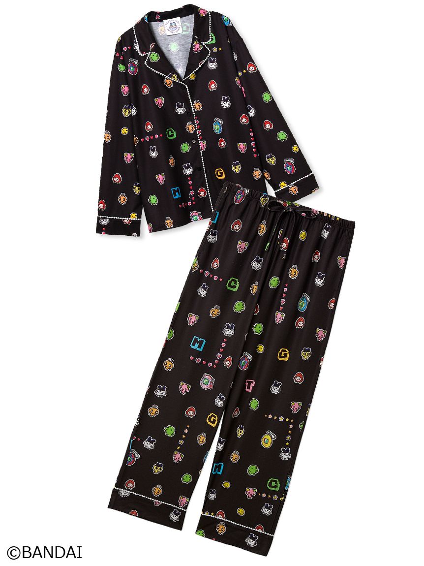 【WEB限定】【たまごっち】開襟シャツ＆ロングパンツSET SNIDEL HOME｜【WEB限定】【セット商品】【たまごっち】開襟シャツ