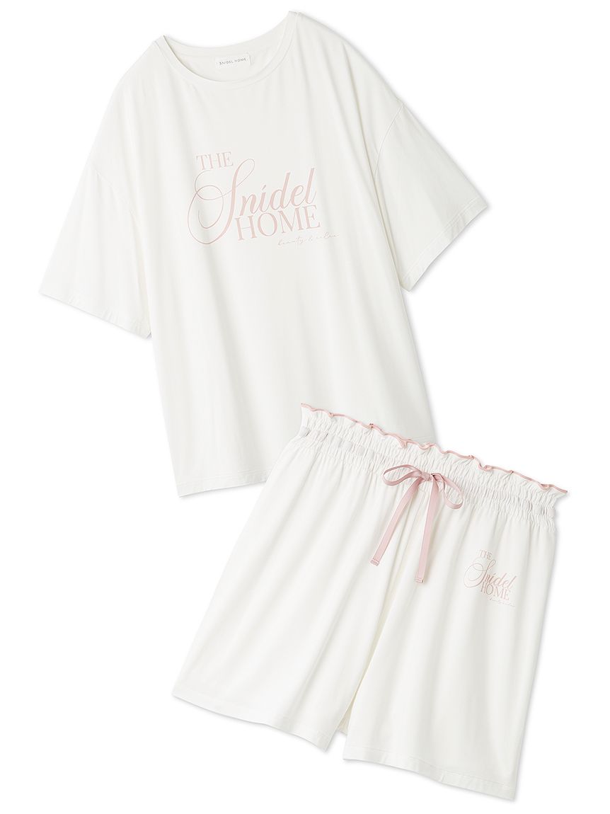 接触冷感】ロゴTシャツセットアップ(ワンピース)｜スナイデルホーム