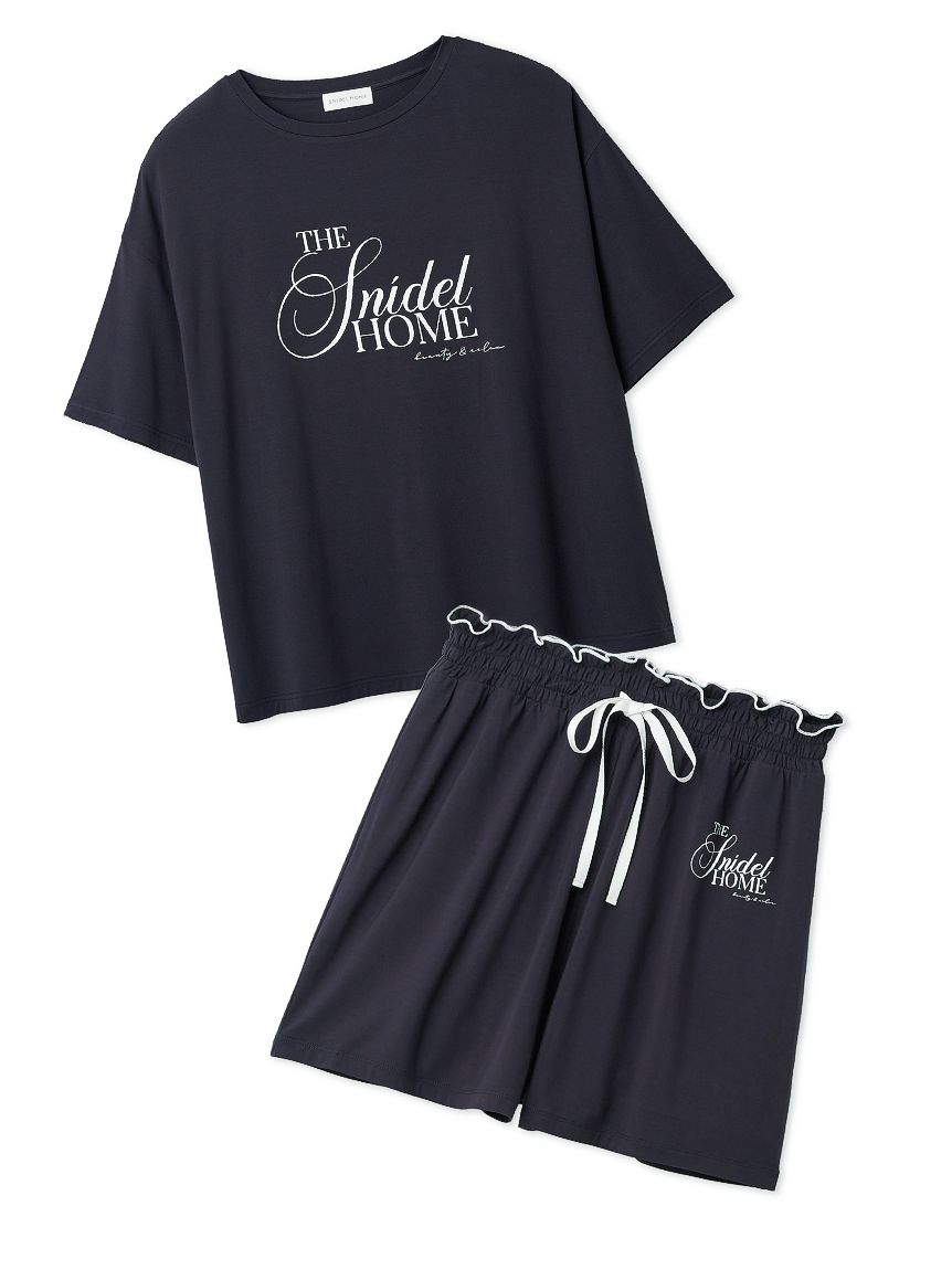 接触冷感】ロゴTシャツセットアップ(ワンピース)｜スナイデルホーム