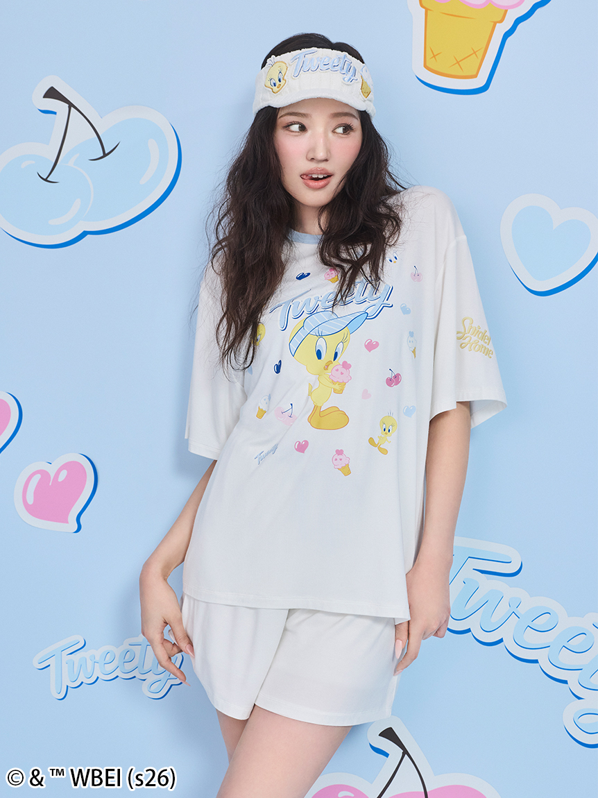Tweety】【接触冷感】カットセットアップ(ワンピース)｜スナイデル