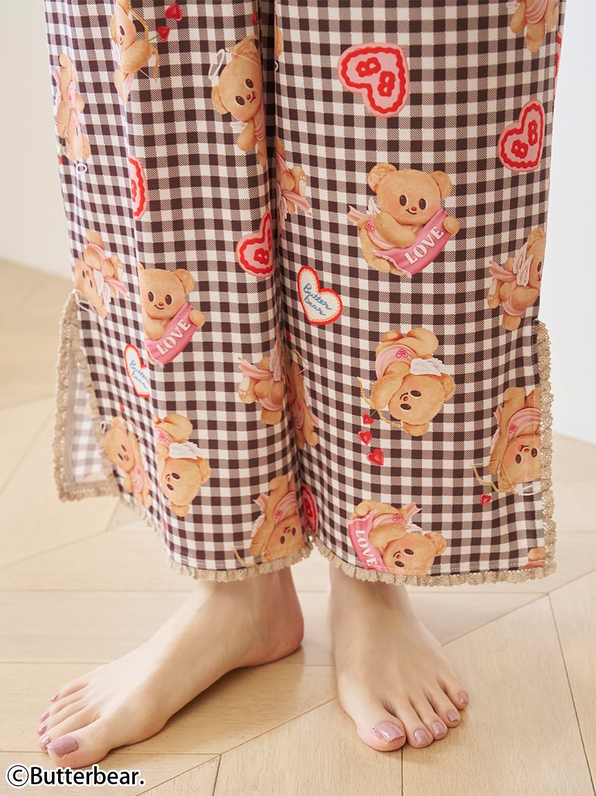 WEB限定】【セット商品】【BUTTERBEAR】開襟シャツ＆カットロング