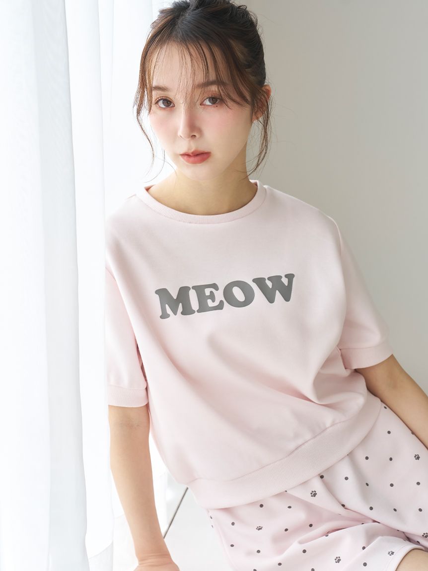 MEOWロゴスウェットセットアップ(ワンピース)｜スナイデルホーム