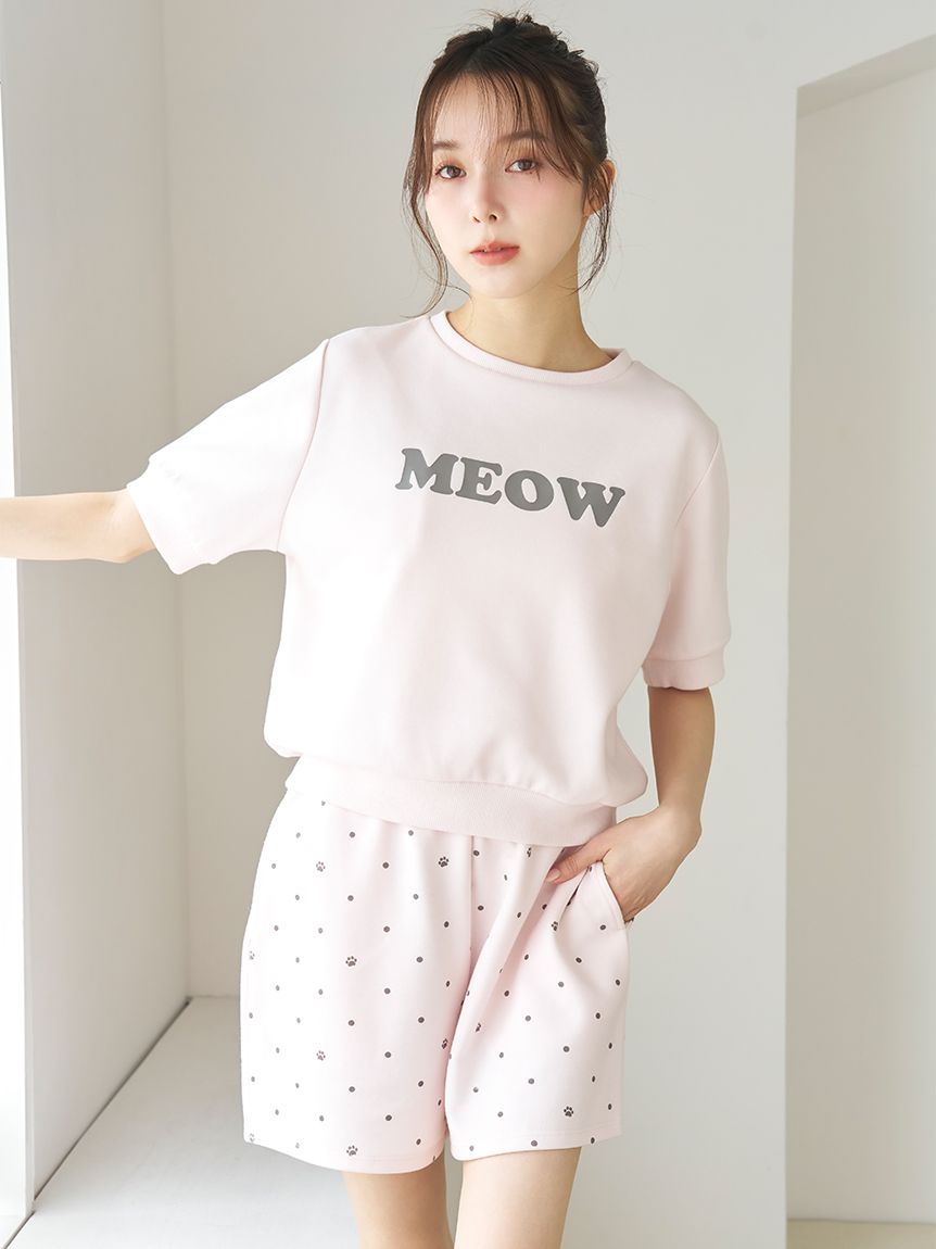 MEOWロゴスウェットセットアップ(ワンピース)｜スナイデルホーム