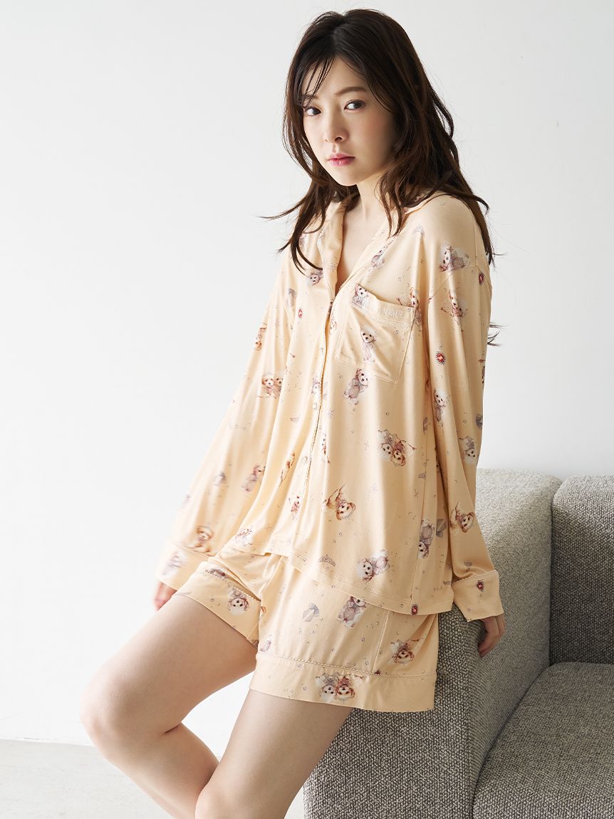 WEB限定】【セット商品】DOG開襟シャツ＆カットショートパンツSET