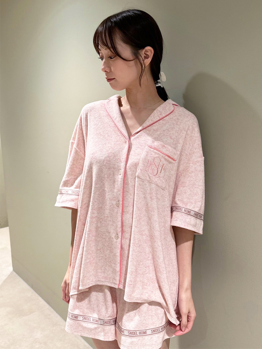 スナイデルホームSorbetTouch 冷感フリルボレロカーデ&パンツset 限定カラーあり】【icy baby】【接触冷感】総柄ロングパンツ