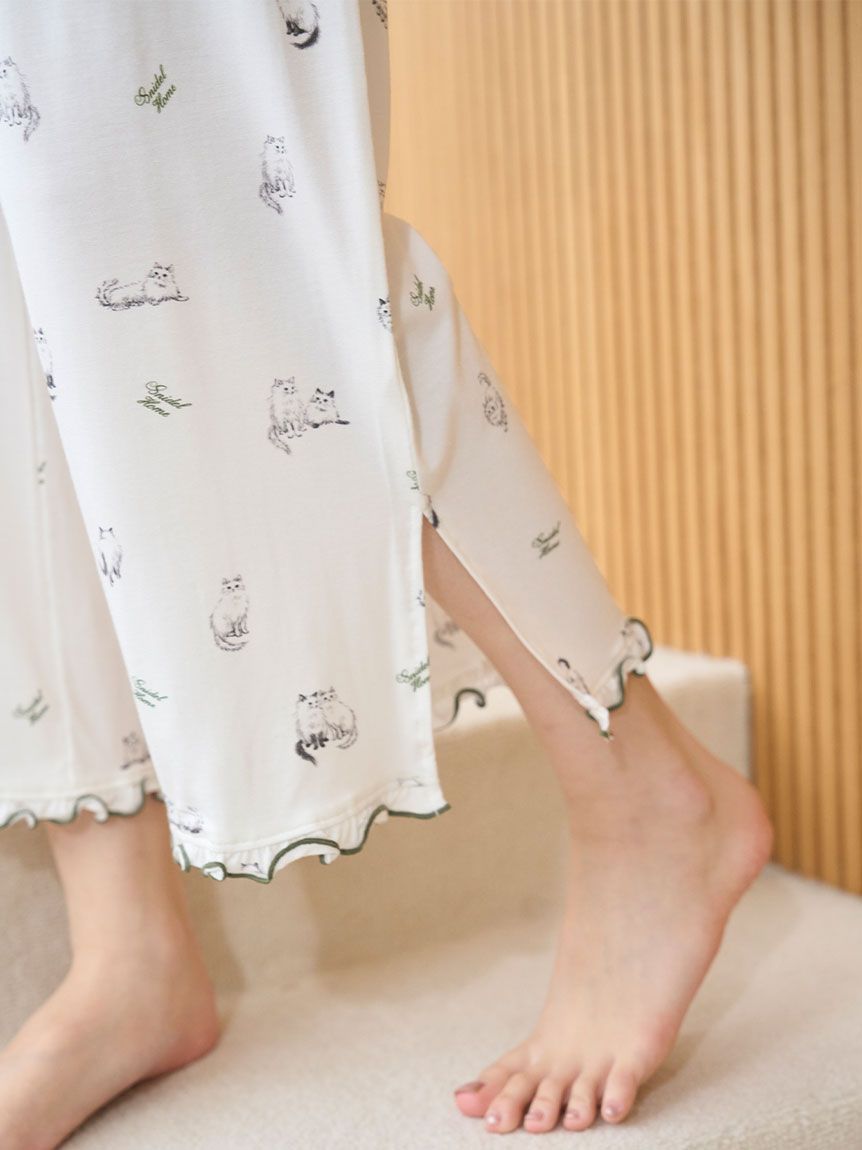 カットレーヨンロングパンツ(ロングパンツ)｜スナイデルホーム