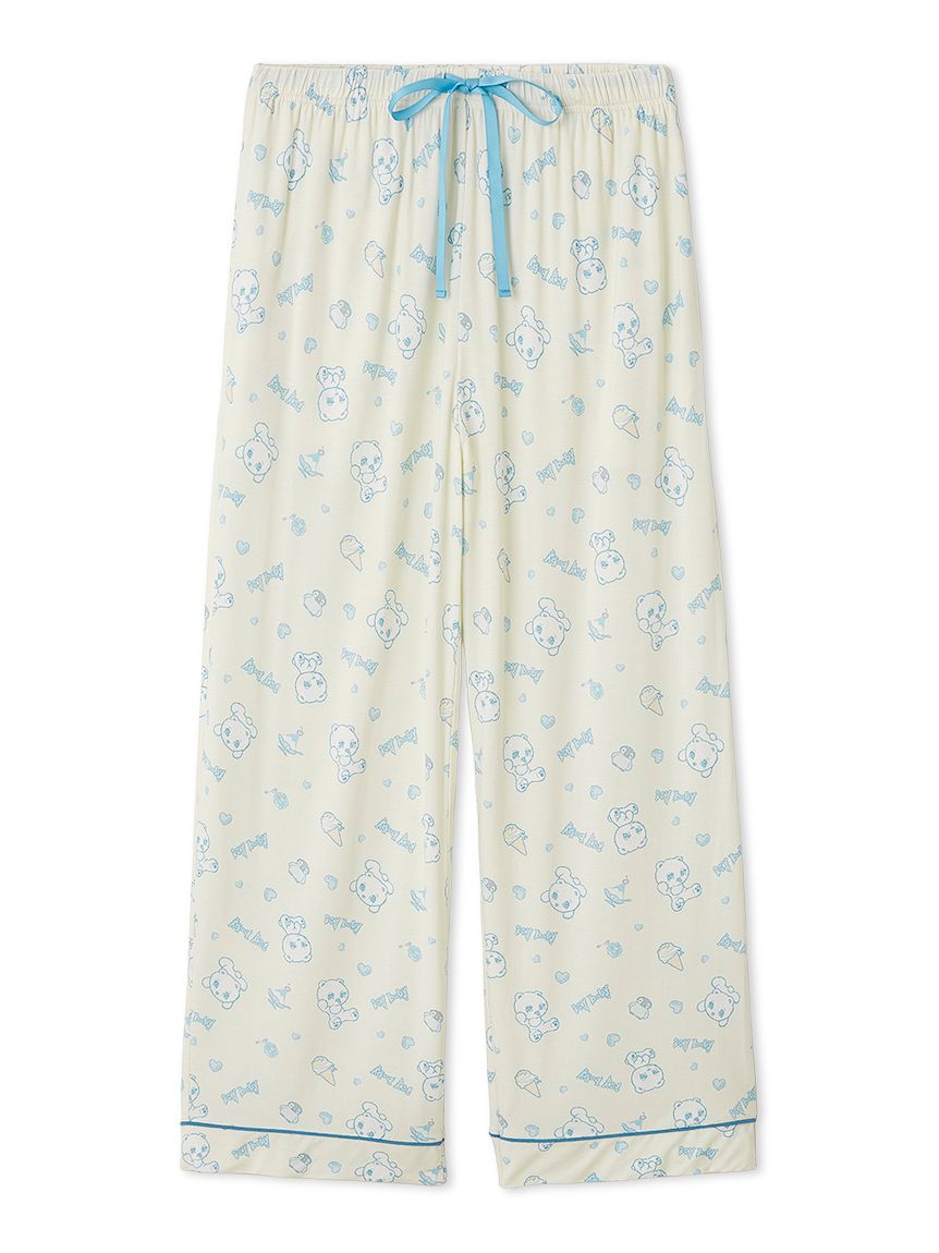 限定カラーあり】【icy baby】【接触冷感】総柄ロングパンツ(ロング