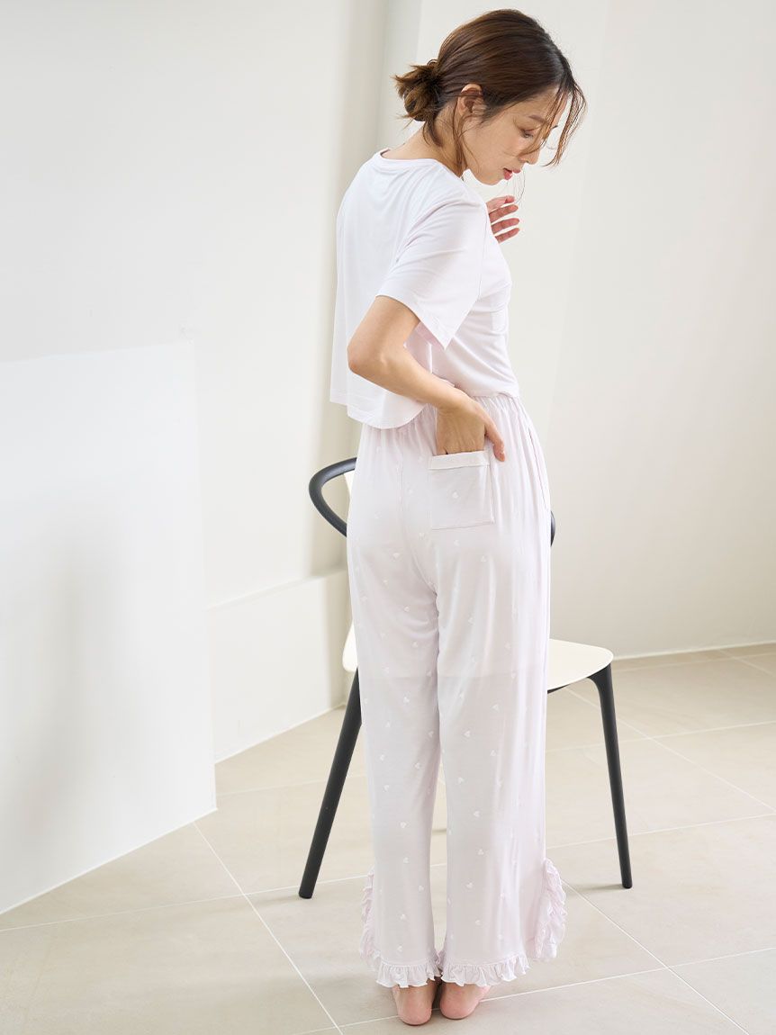 接触冷感】カットレーヨンロングパンツ(ロングパンツ)｜スナイデル