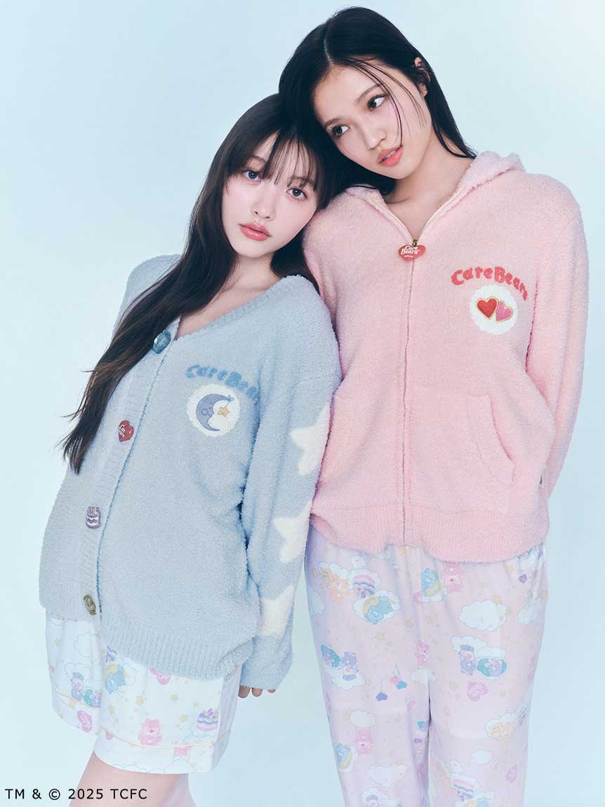 SNIDEL  ケアベア パーカー ショートパンツ Care Bears(TM)】総柄ショートパンツ(ショートパンツ