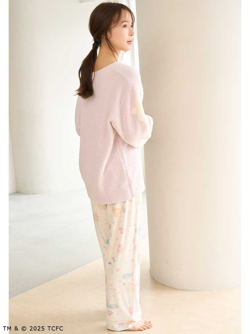 SNIDEL  ベアプリントロングパンツ スナイデルホーム Care Bears(TM) 総柄ロングパンツ ケアベア