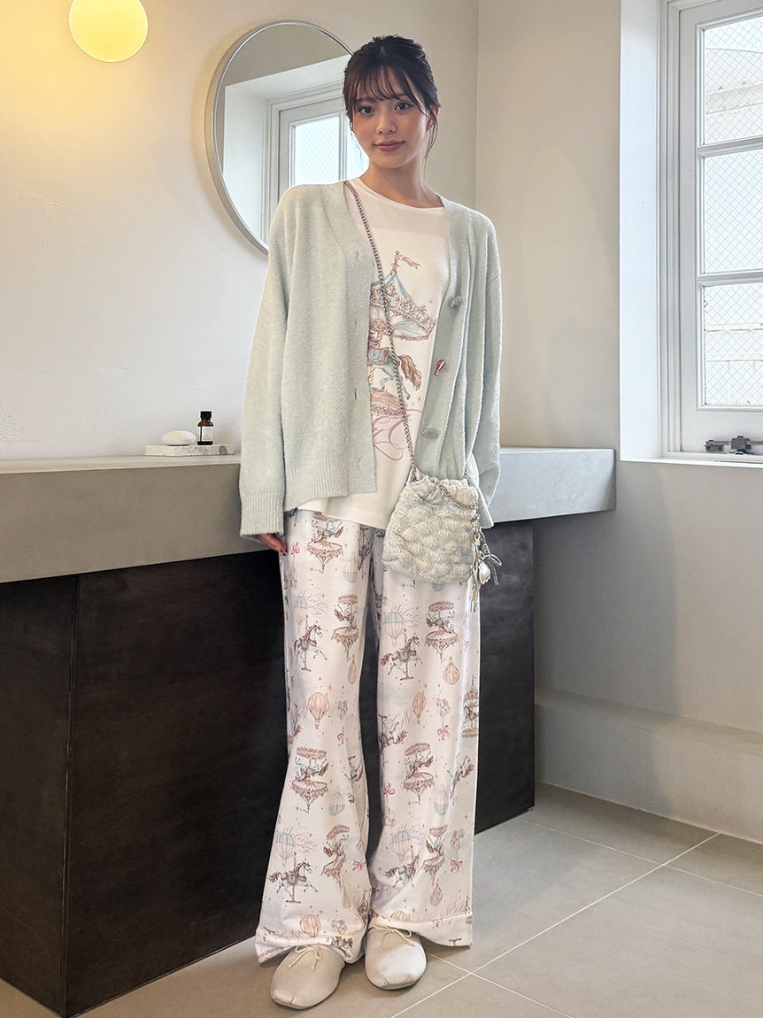 カルーセルプリントロングパンツ(ロングパンツ)｜スナイデルホーム