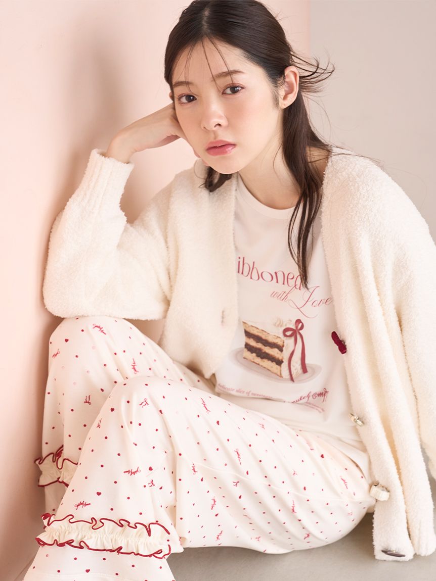 ハートドット柄ロングパンツ(ロングパンツ)｜スナイデルホーム｜SNIDEL