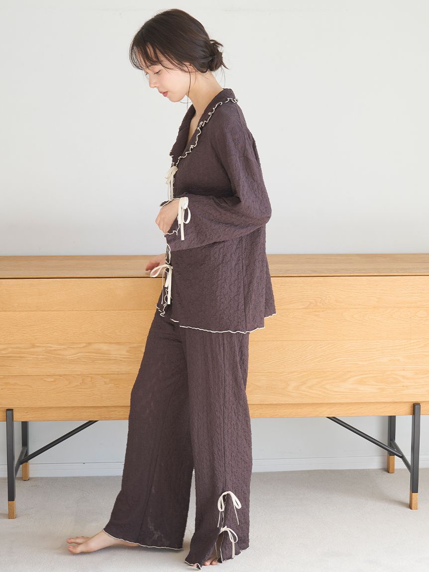 カットレースロングパンツ(ロングパンツ)｜スナイデルホーム｜SNIDEL