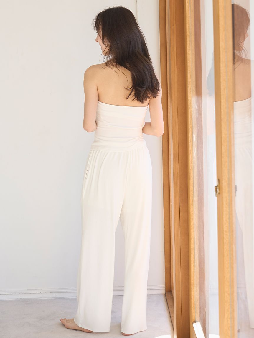シルク混カットロングパンツ(ロングパンツ)｜スナイデルホーム｜SNIDEL