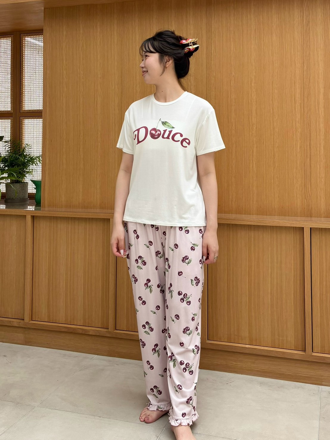 Moilis】チェリーロングパンツ(ロングパンツ)｜ルームウェア｜SNIDEL