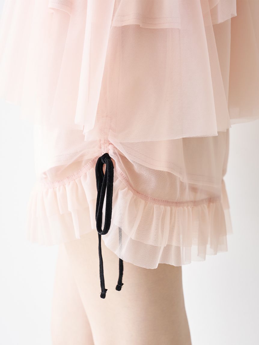 チュールショートパンツ(ショートパンツ)｜スナイデルホーム｜SNIDEL