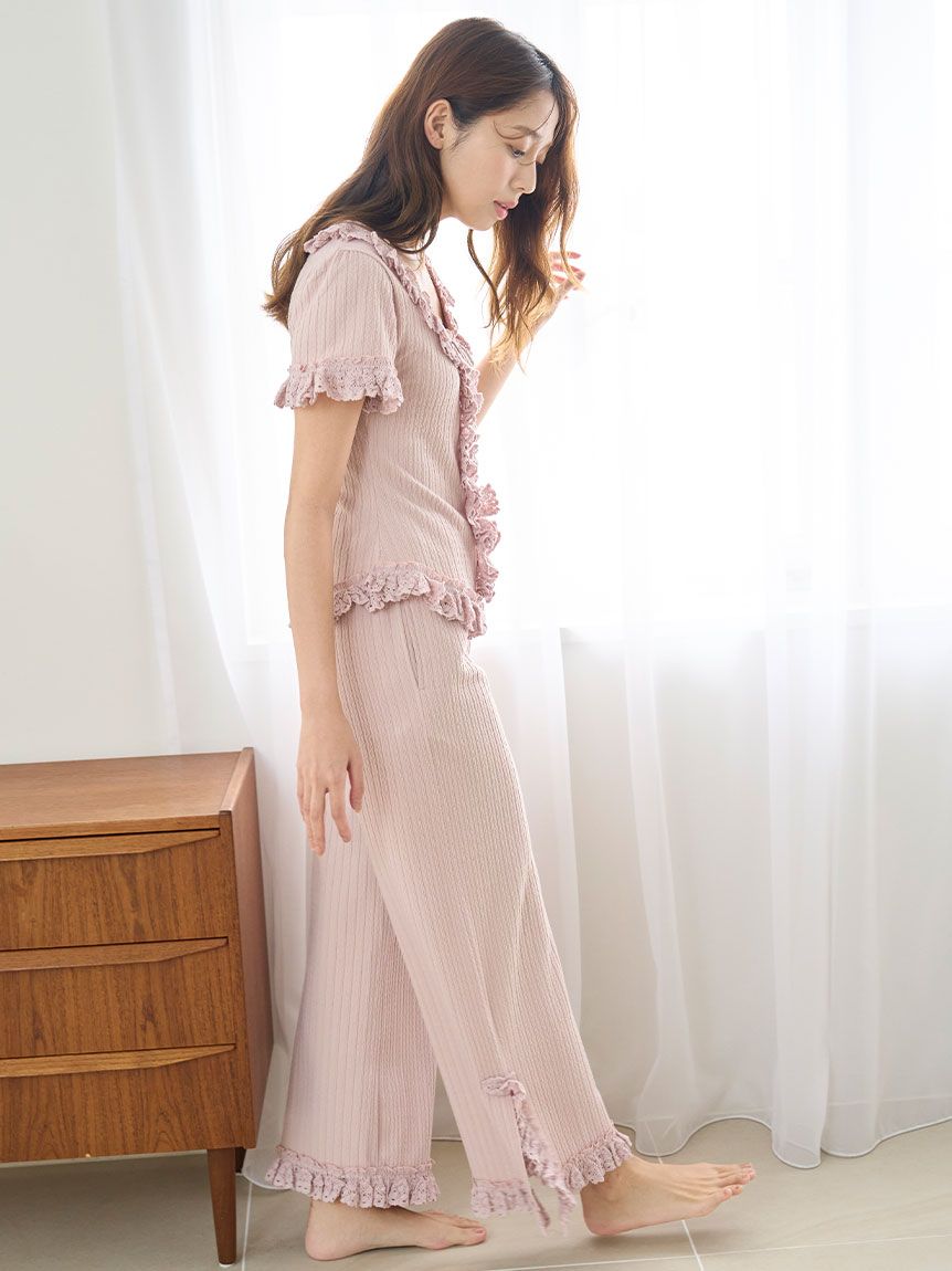 フリルレースカットプルオーバー(カットソー＆Tシャツ)｜スナイデル