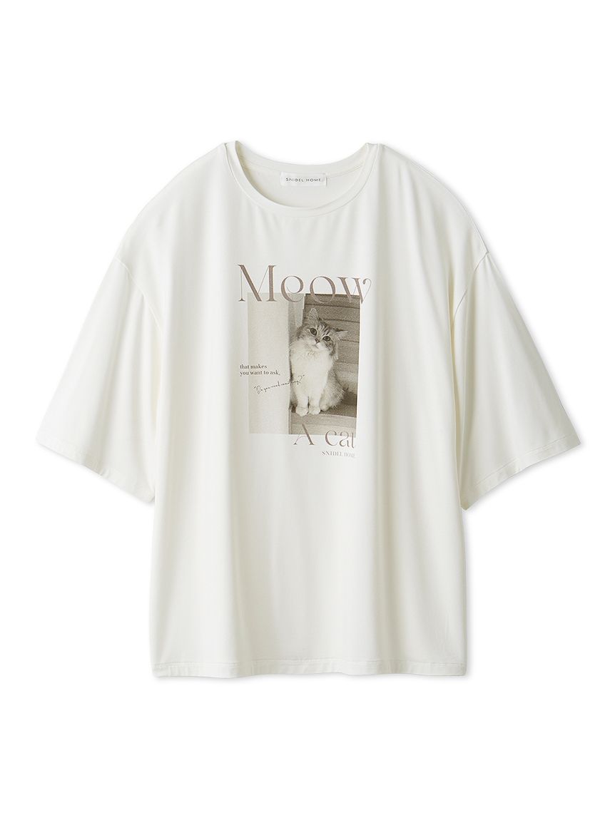 接触冷感】CATTシャツ(カットソー＆Tシャツ)｜スナイデルホーム