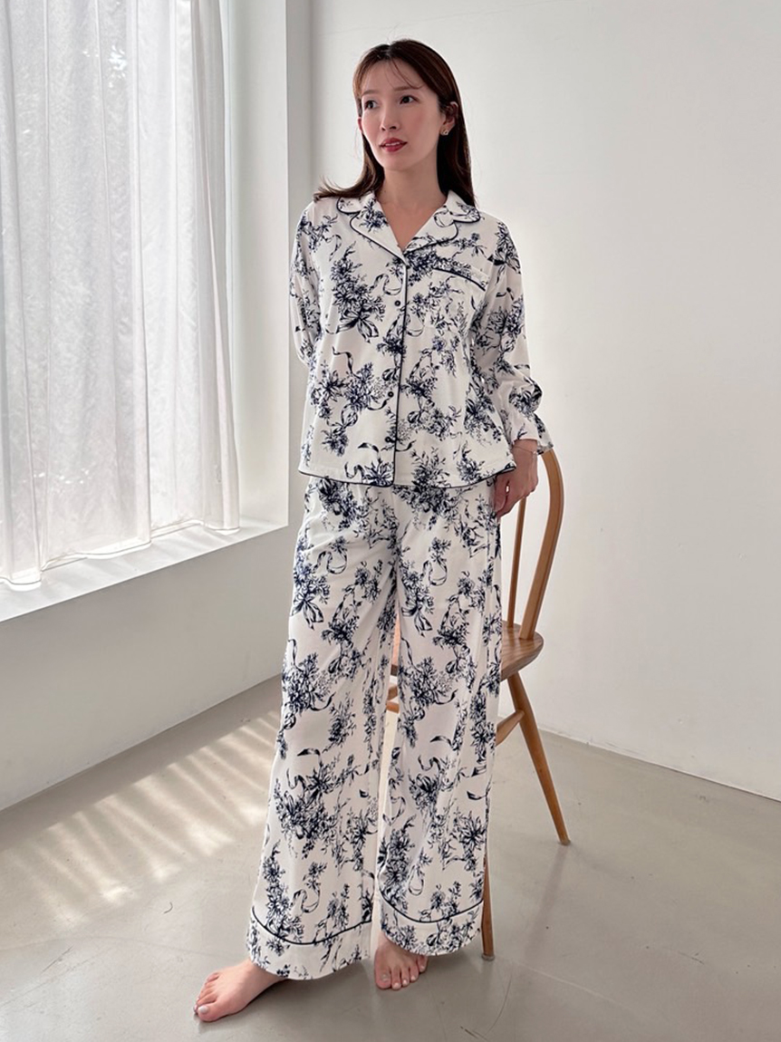 期間限定値下げ⭐︎スナイデルホーム 開襟シャツ パンツ セット売り ルームウェア 5th Anniversary】カット開襟シャツ(シャツ＆ブラウス)｜スナイデル