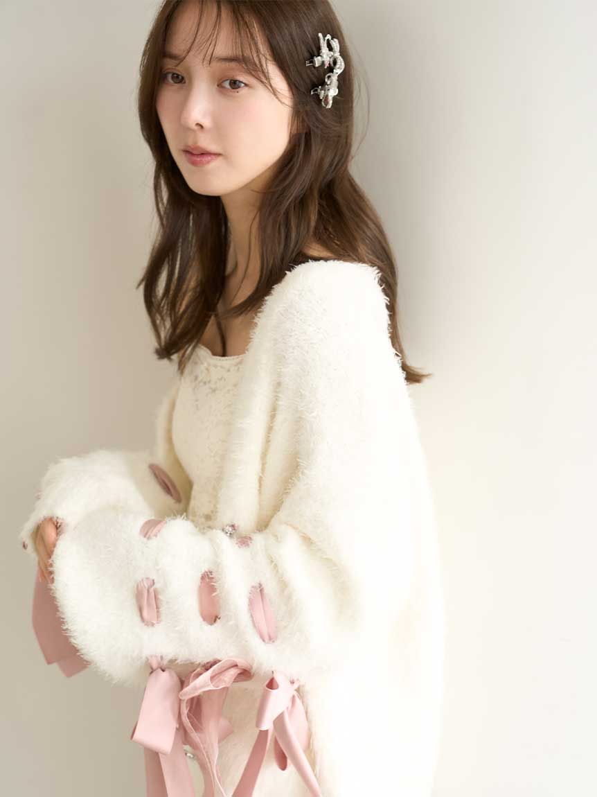 CHANEL ホワイトリボンキャミソール CHANEL ホワイトリボンキャミソール