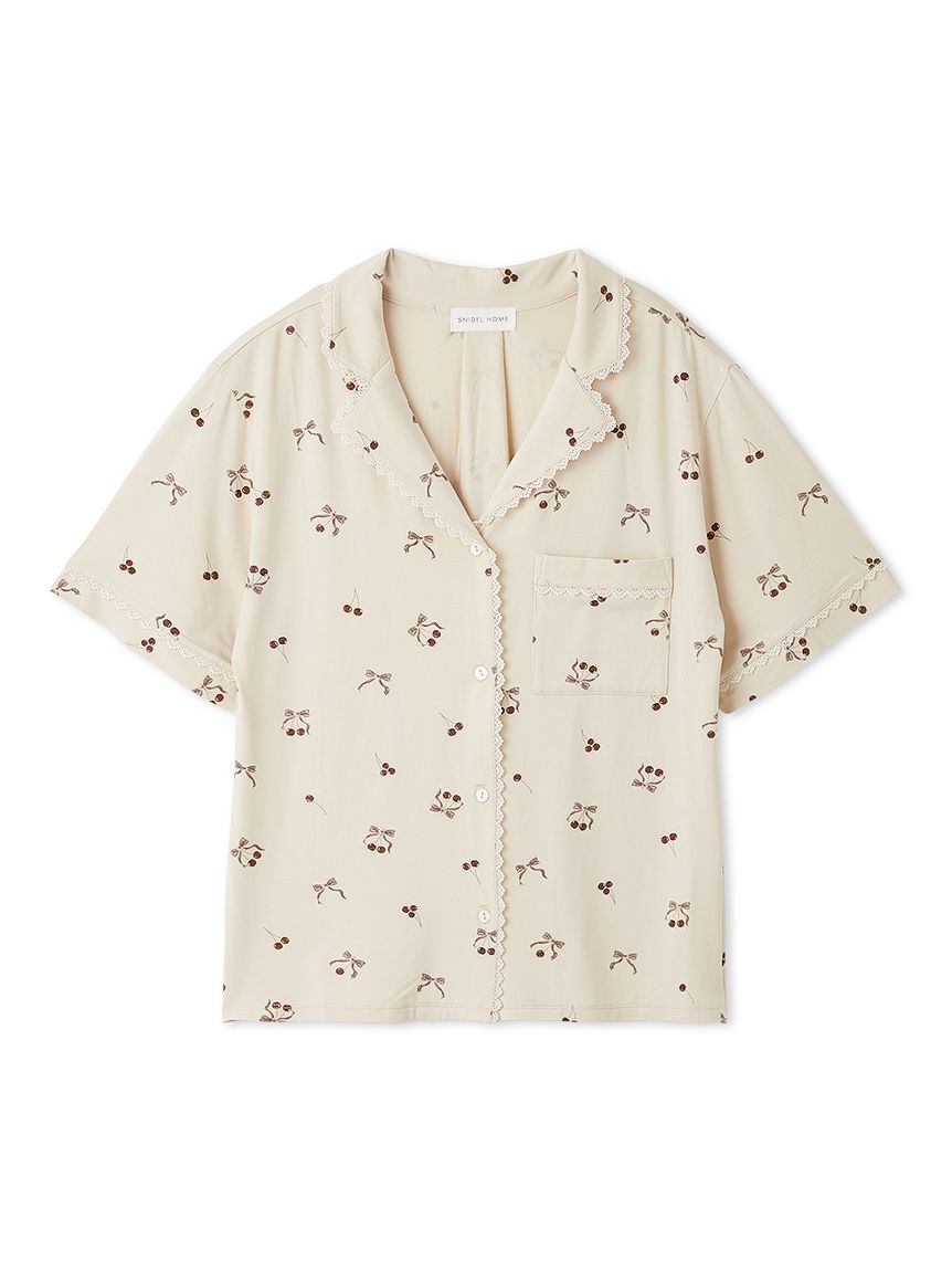 接触冷感】チェリーシリーズ開襟シャツ(シャツ＆ブラウス)｜スナイデル