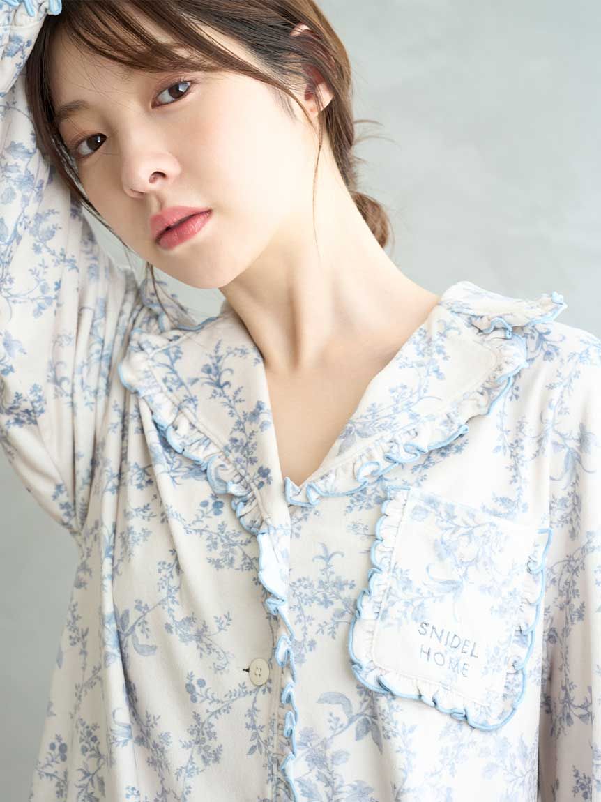 シルキーフリース開襟シャツ(シャツ＆ブラウス)｜スナイデルホーム