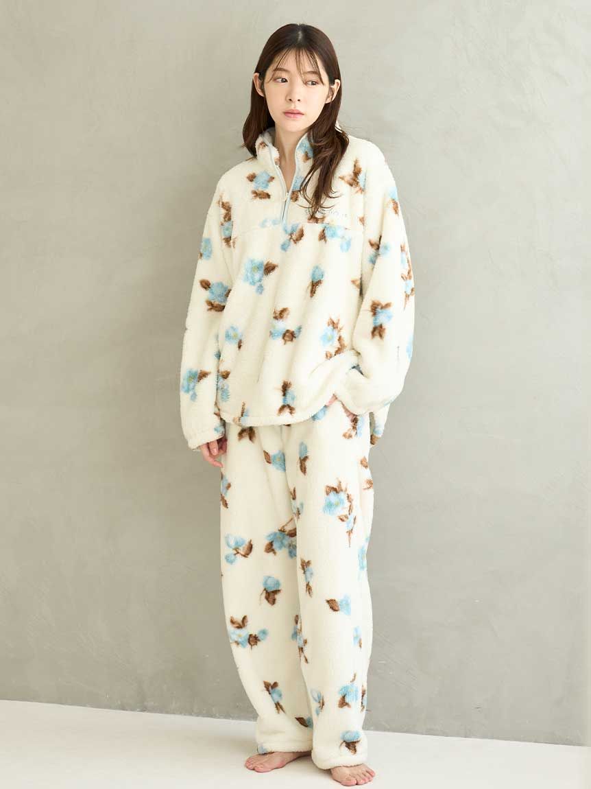 ボアフリースハーフジップトップス(カットソー＆Tシャツ)｜スナイデル