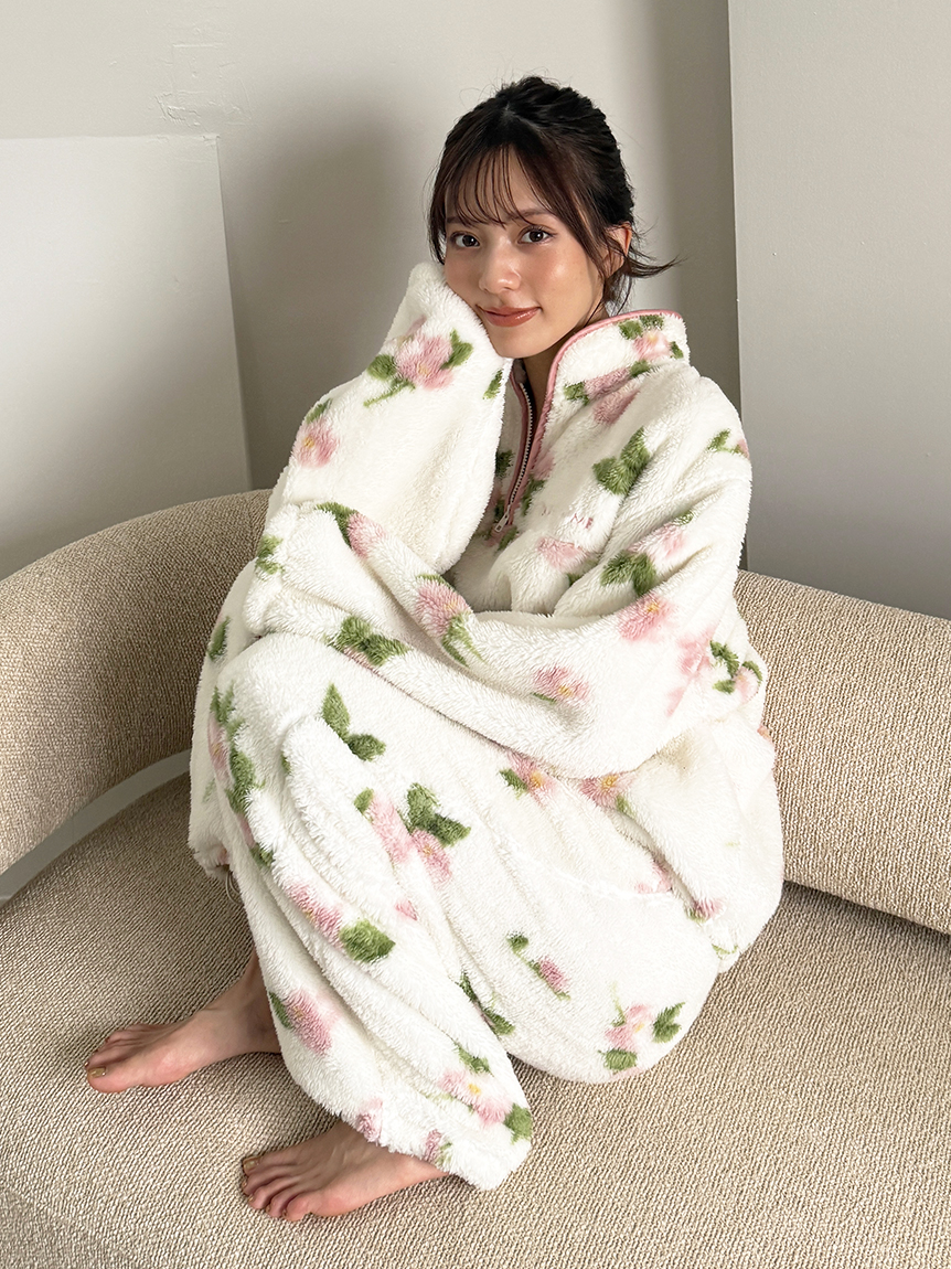 ボアフリースハーフジップトップス(カットソー＆Tシャツ)｜スナイデル