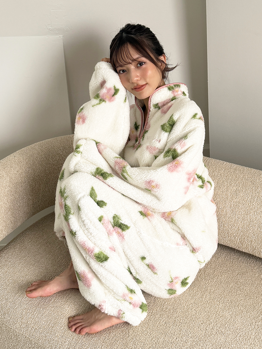 ボアフリースハーフジップトップス(カットソー＆Tシャツ)｜スナイデル