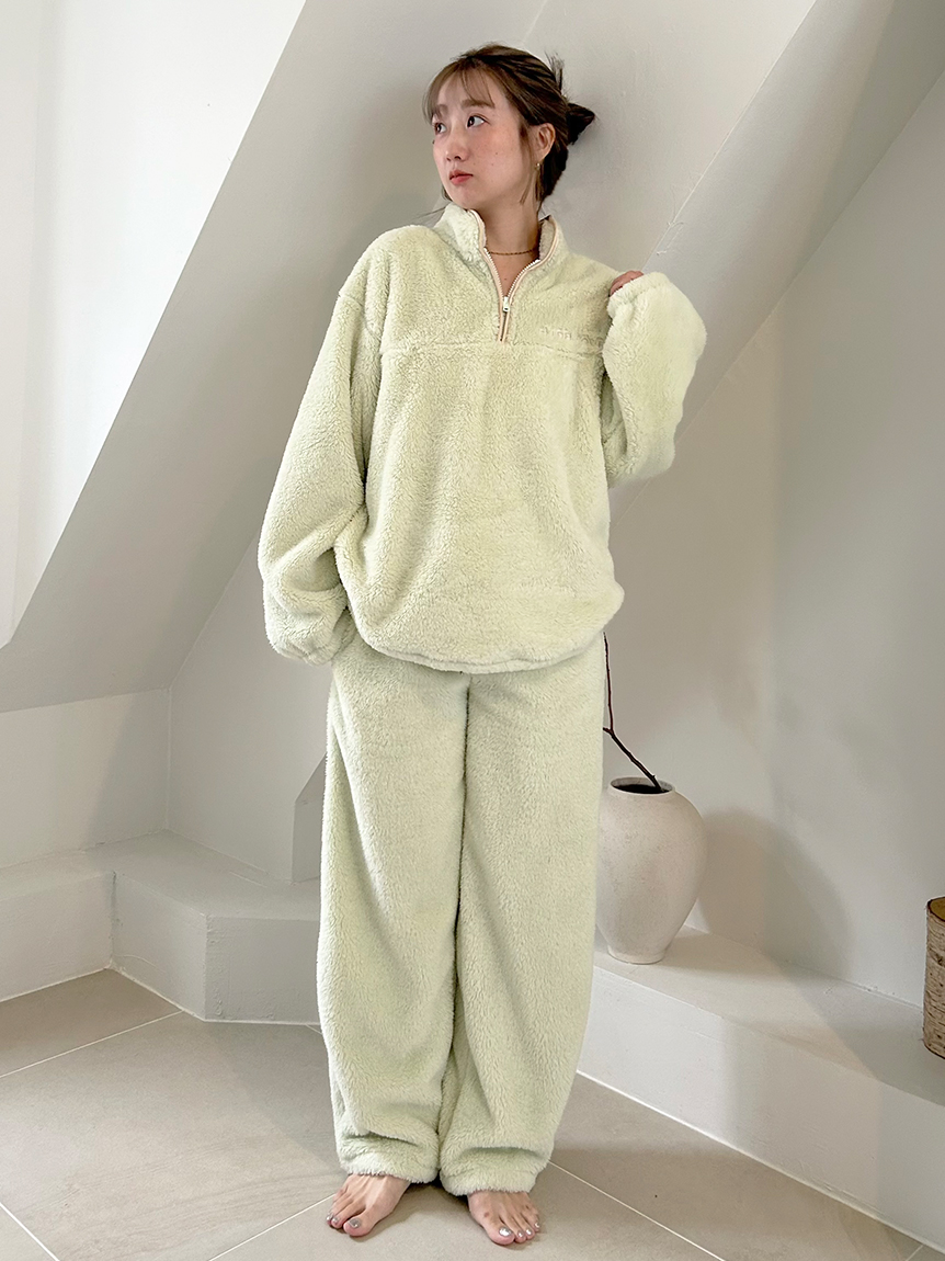 ボアフリースハーフジップトップス(カットソー＆Tシャツ)｜スナイデル