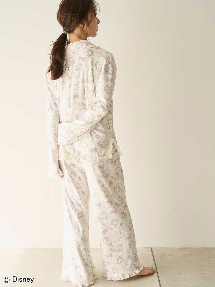 新品スナイデルホーム 上下セットマリー 総柄パジャマシャツ・ロングパンツ The Aristocats】総柄パジャマシャツ(シャツ＆ブラウス)｜スナイデル