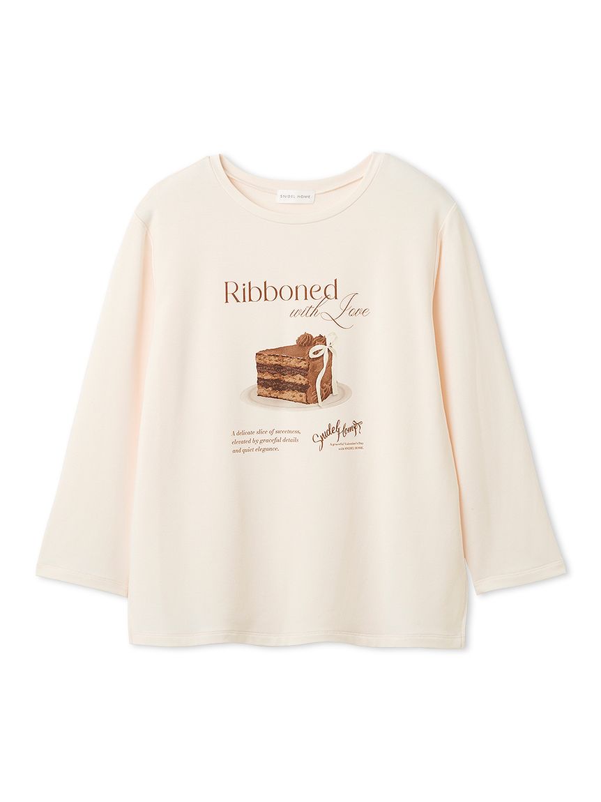 ケーキモチーフロングTシャツ(カットソー＆Tシャツ)｜スナイデルホーム