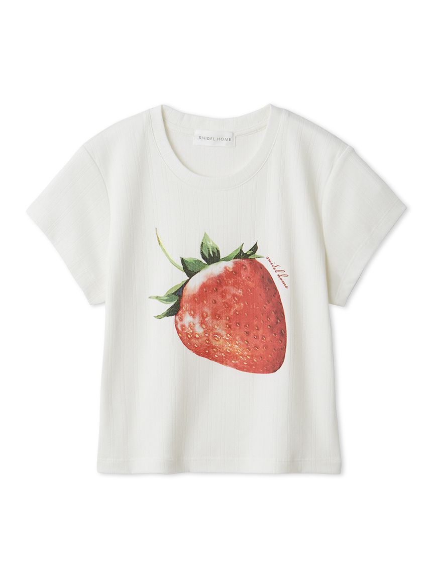 ストロベリーアイレットミニTシャツ(カットソー＆Tシャツ)｜スナイデル