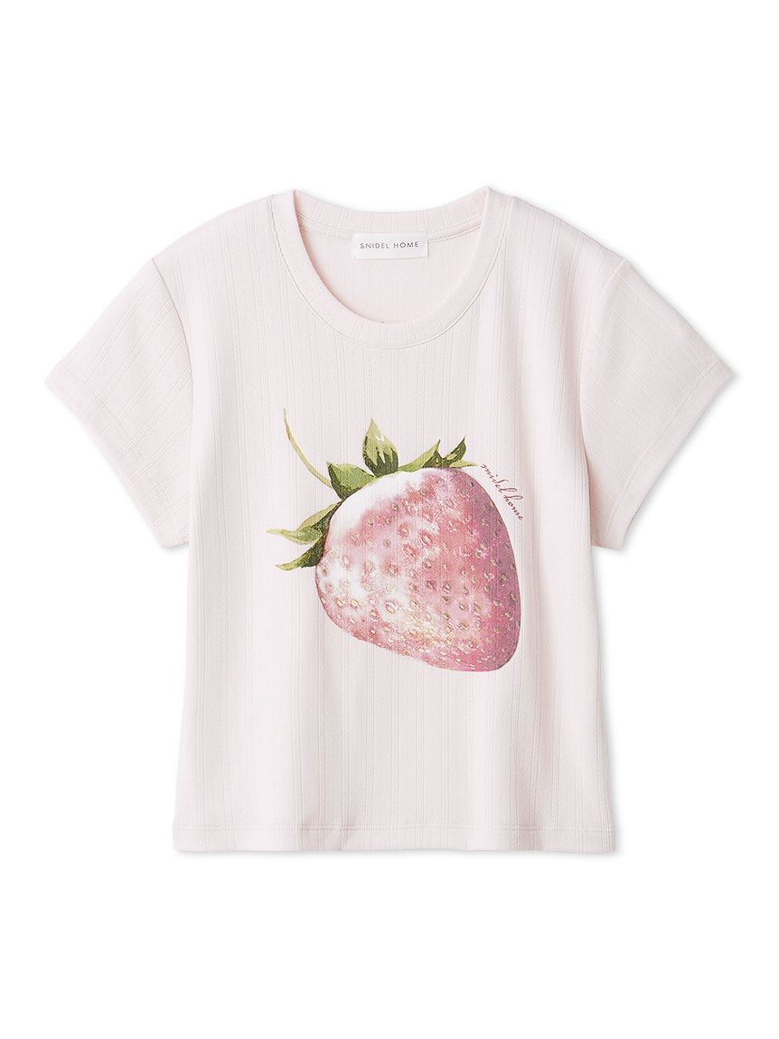 ストロベリーアイレットミニTシャツ(カットソー＆Tシャツ)｜スナイデル