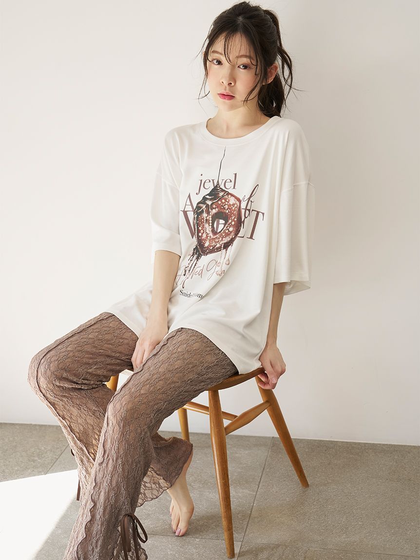 ビジュードーナッツTシャツ(カットソー＆Tシャツ)｜スナイデルホーム