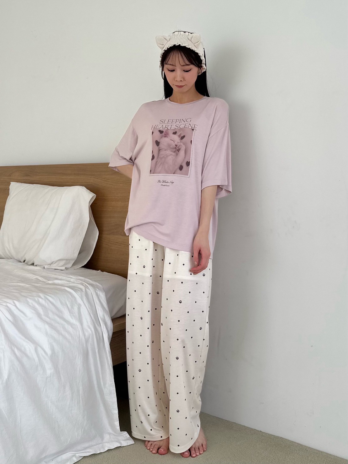 接触冷感】ネコTシャツ(カットソー＆Tシャツ)｜スナイデルホーム