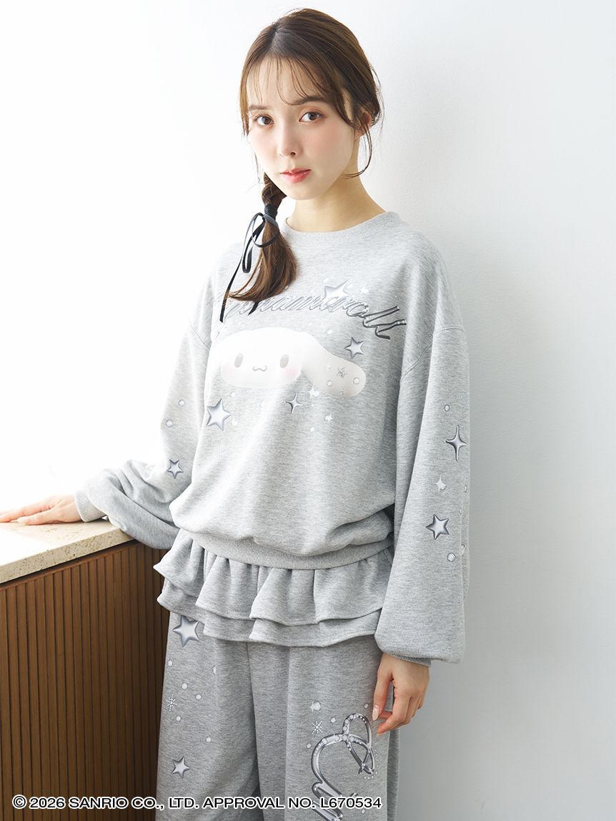 Cinnamoroll】ラメスウェットプルオーバー(カットソー＆Tシャツ