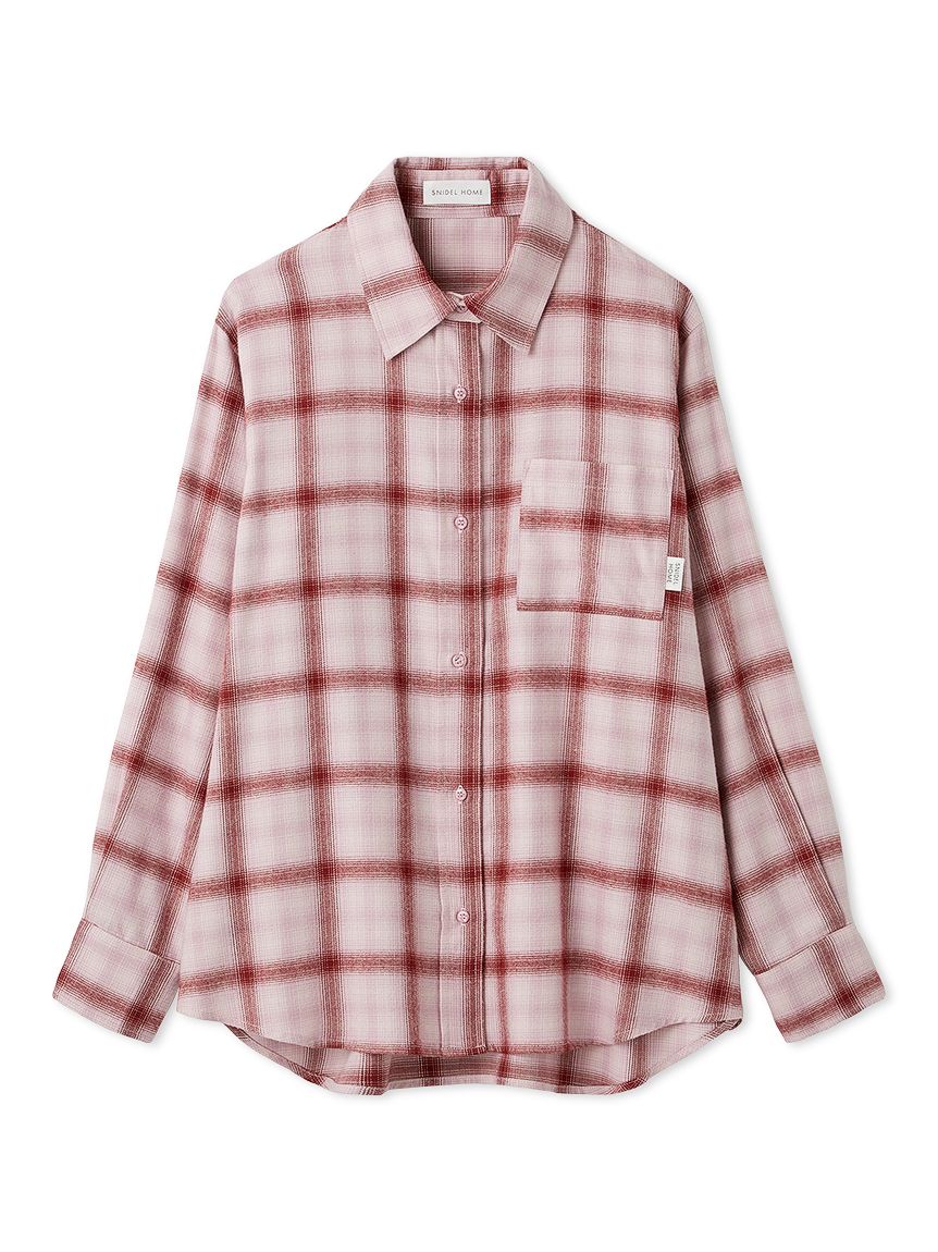 ネルチェックシャツ(シャツ＆ブラウス)｜スナイデルホーム｜SNIDEL