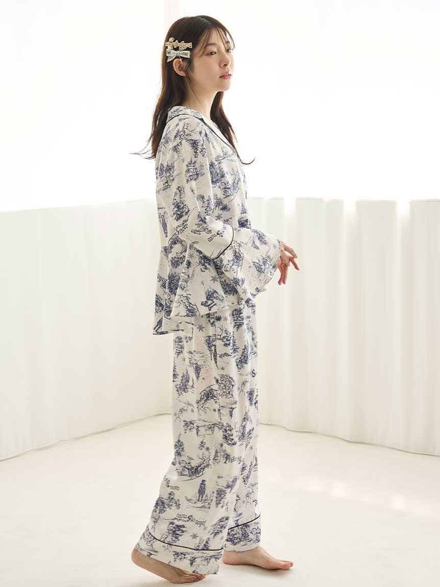 Warm Satin】ホリデージュイロングパンツ(ロングパンツ)｜スナイデル