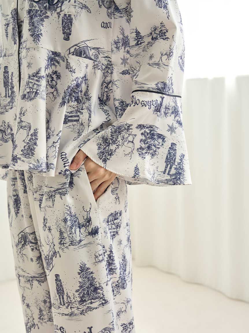 Warm Satin】ホリデージュイロングパンツ(ロングパンツ)｜スナイデル