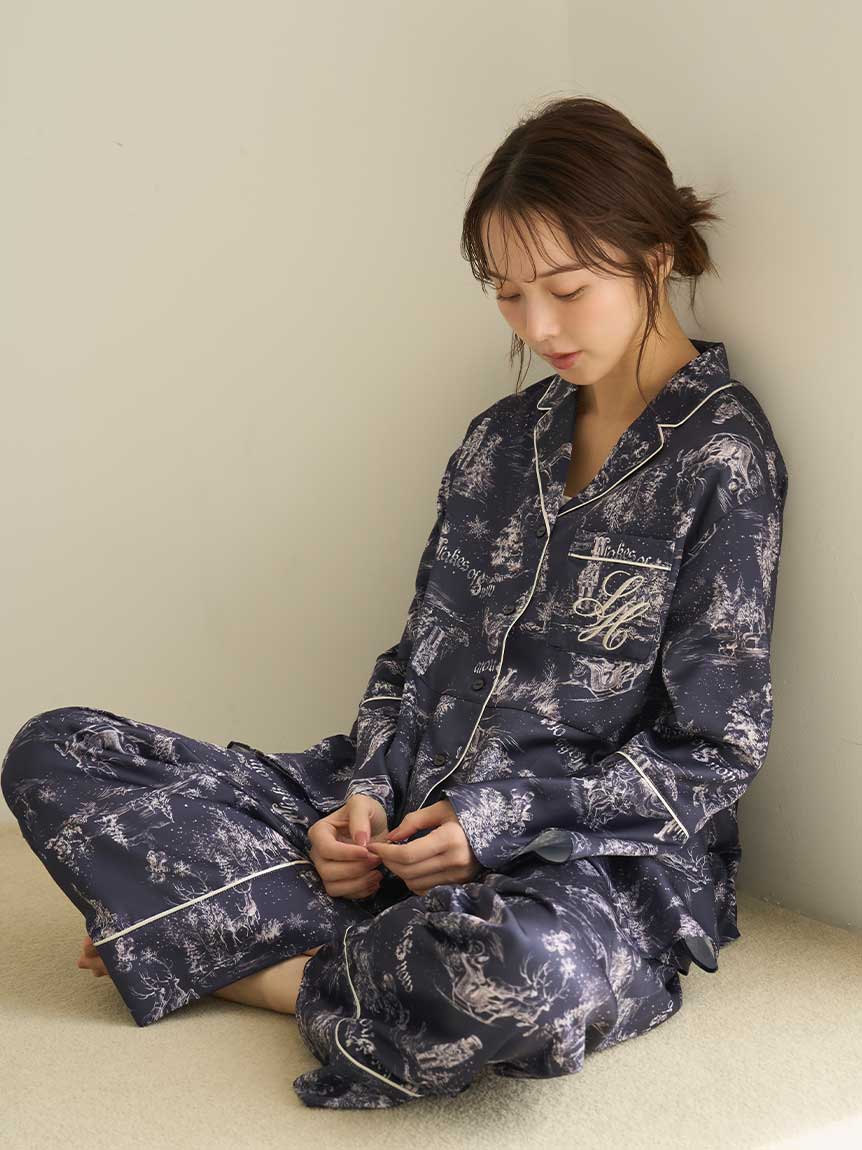 Warm Satin】ホリデージュイロングパンツ(ロングパンツ)｜スナイデル