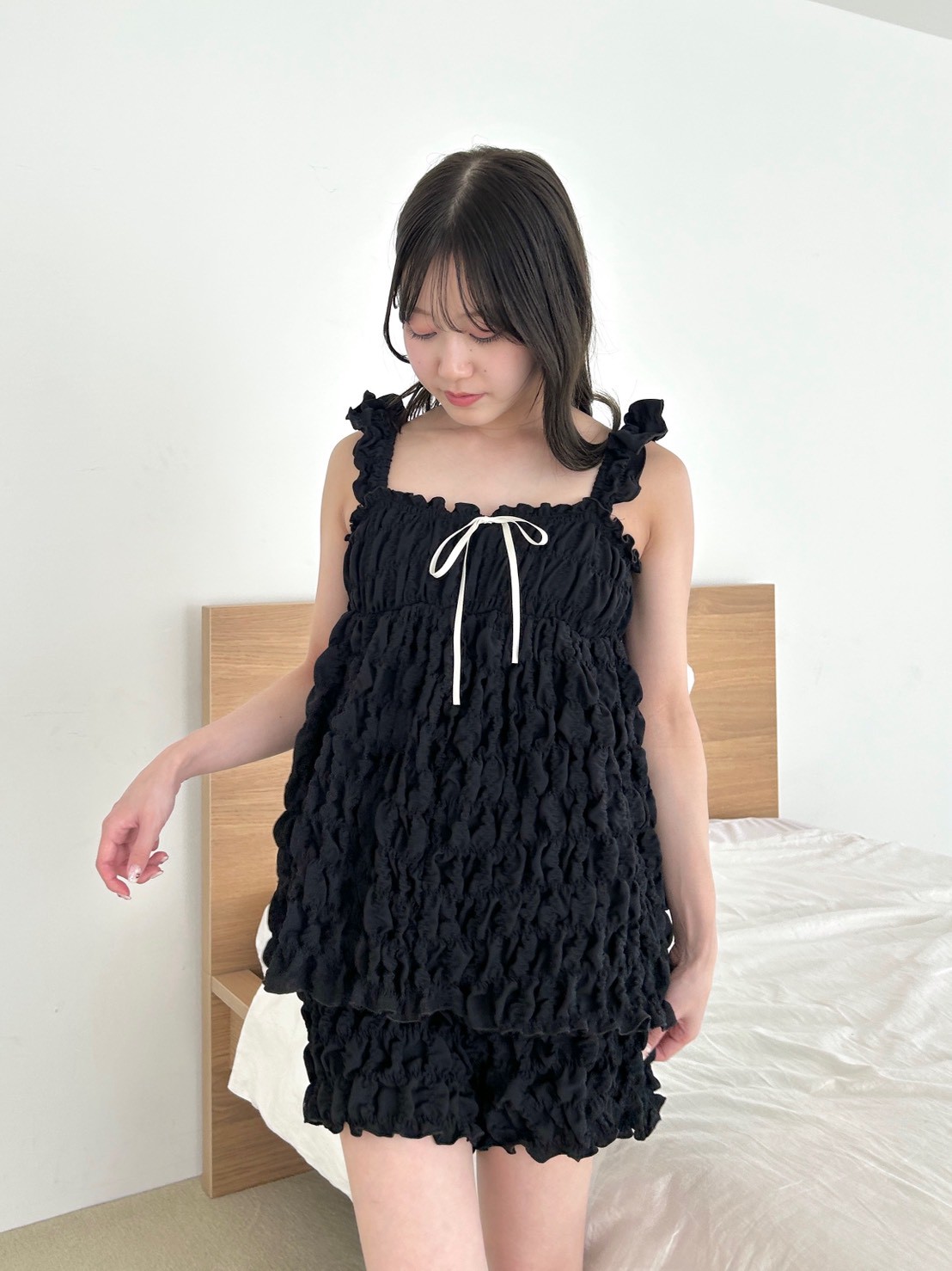 シャーリングショートパンツ(ショートパンツ)｜スナイデルホーム