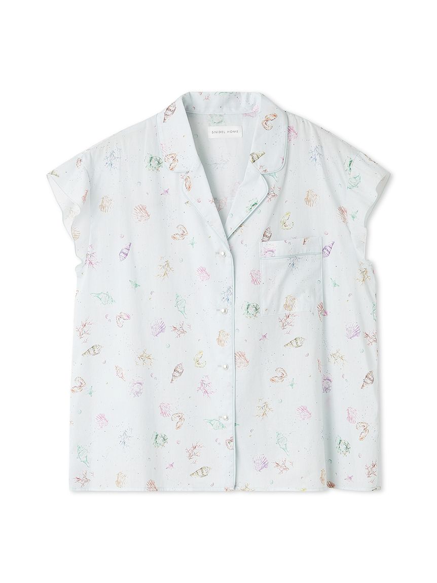 SNIDEL HOME ♡ Lumiereサテンプリントシャツ 楽天市場】【SALE／30%OFF】Lumiereサテンプリントシャツ