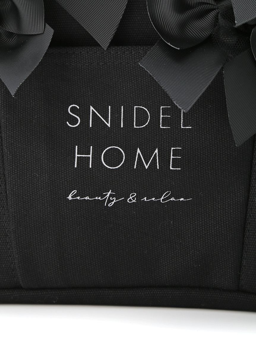 SNIDEL HOME グレー リボン ハンドバッグ Amazon.co.jp: スナイデルホーム SNIDEL HOME リボンバッグ(GY