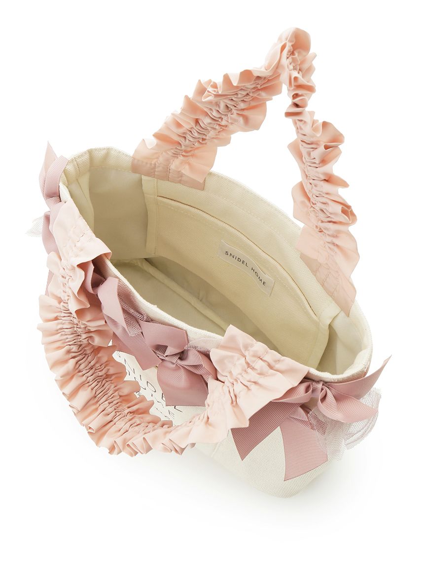 スナイデル バッグ トップリボン 花柄 SNIDEL HOME】新作！リボン柄トートバッグのご紹介🎀 | スナイデル