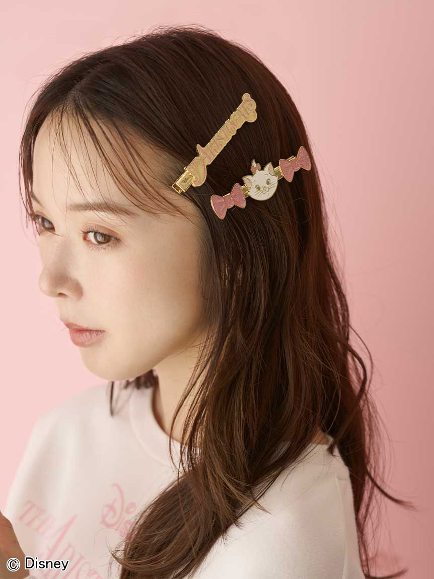 スナイデルホーム　【The Aristocats】グリッターヘアピン　マリー The Aristocats】グリッターヘアピン(ヘアアクセサリー)｜スナイデル