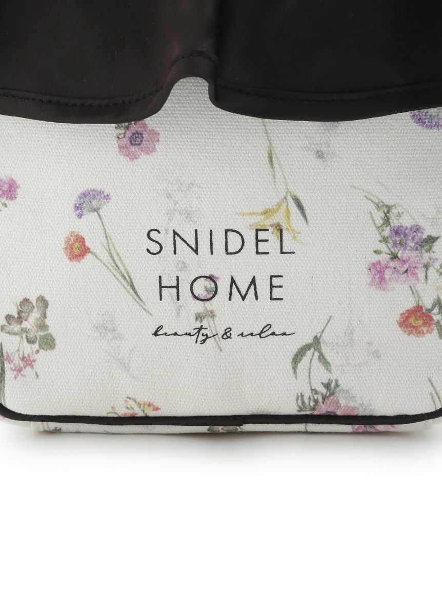 キャンバストラベルポーチ(FLOWER) ピンク SNIDEL HOME｜キャンバストラベルポーチ(FLOWER) | Rakuten